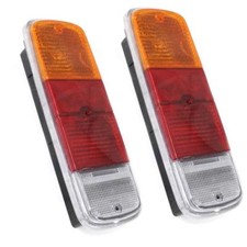 REAR TAIL LIGHT ASSEMBLY EURO STYLE SET OF 2 PAIR VOLKSWAGEN T2 BUS 1972-1979 picture