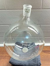 Vintage Pyrex 3000mL Large Round Bottom Boiling Flask 29/42 Joint USA Glass picture