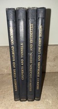 Vintage I.C.S. Engineering Books 4 Vol Set Highways Railroads Tunnels 1930s picture