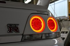 78 Works Fiber Ring LED Taillights for 93-98 Nissan Skyline R33 GTR GTS25T GTST picture