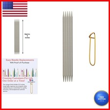 ChiaoGoo Red DPN Double Pointed 6 inch Set of 5 Size US 1.5 (2.5mm) picture