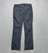 Kuhl Trekr Pants Womens 4 Short Charcoal Gray Straight Fit Stretch Hiking Casual picture