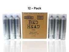 (Lot of 12) Original Tigi Bed Head Hairspray HARD HEAD Hard Hold 10.6oz New Case picture