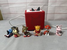 Toniebox Red , With Charger and 5 Tonies Paw Patrol Daniel Tiger picture