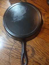 BSR Red Mountain 7 S  Cast Iron Skillet CRACKED Ghost Marked 6 Restored 7 S G picture