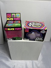 Lot of 2 Items Needoh  1X Cloud Pleaser & 1X Nice Cube Pink Squishy - Brand New picture