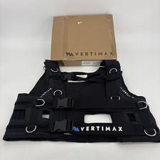 VERTIMAX Wrap Around Core Training Vest One Size 18 Attachment Points Black picture