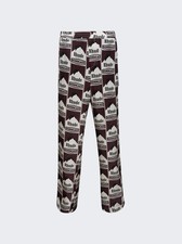Rhude Moonlight Bordeaux Pj Pant Maroon Off White RHFW24PA01092 Men's S picture