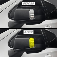 FOR 2022+ Chevy Silverado 1500 Mirror Turn Signal YELLOW Precut Vinyl Tint picture