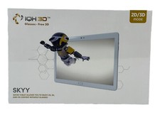 IQH3D Skyy Tablet 128GB Storage Gold Color Android 8.0 No Glasses 3D New Sealed picture