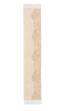 C by Bloomingdale's Cashmere Lace Print Scarf Ivory/Oat 11