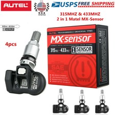 4PCS Autel MX-Sensor TPMS 315MHz+433MHz 2 In 1 Program Fit Tire Pressure Metal picture