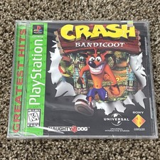 Crash Bandicoot Sony Playstation 1 ps1 NEW Factory Sealed Greatest Hits SEALED picture