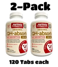 2- Pack Jarrow Formulas Ubiquinol QH-Absorb, 100 MG, 120 SOFTGELS picture