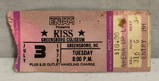 1979 KISS DYNASTY TOUR Concert Ticket Stub GREENSBORO NC Rock Band AUCOIN picture