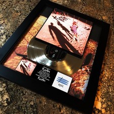 KORN ( Self Titled Album ) Platinum Music Award Vinyl LP Record CD picture