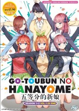 DVD Anime The Quintessential Quintuplets Season 1+2 Series (1-24 End) English picture