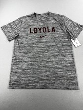 Nike Loyola Ramblers Dri Fit Velocity Legend Tee Large Gray NCAA Shirt NWT picture