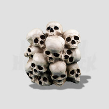 41cm Light Up Smokin’ Skull Pile Animatronic Prop W/ Lights And Sounds picture