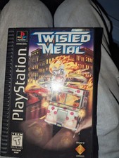 Twisted Metal (Sony PlayStation 1, 1995)  - Long Box with Manual Only No Disc picture