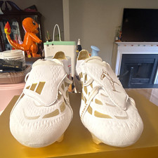 adidas Predator Elite FT FG ZZ Football Cleats White Gold US 12 Medium picture