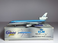 KLM Royal Dutch Airlines McDonnell Douglas DC-10-30 1:400 Gemini Jets PH-DTA picture