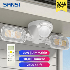 SANSI LED Motion Sensor Security Light 10,000lm 70W Outdoor Dimmable Floodlights picture