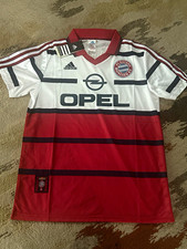 Vintage Bayern Munich 1998-2000 Away Jersey Opel Soccer Jersey size L brand new picture