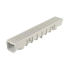 NDS Pro Series 5 in. x 40 in. Channel Drain and Grate Kit with End Outlet 864G picture
