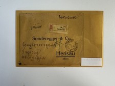 1915 Imperial Russia Registered Cover from Krimskaya to Switzerland Wax Seal picture