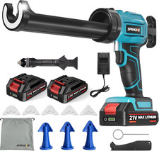 Cordless Electric Caulking Gun Automatic Battery Powered Caulk Gun with 21V 2 * picture