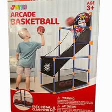 JOYIN Arcade Basketball Adjustable Portable Hoop Set, Plastic, 44-55 in picture