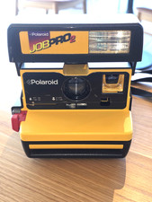 POLOROID JOB PRO VINTAGE INSTANT CAMERA WITH STRAP FLASH picture