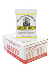 Claey's Old Fashioned Lemon Drop Candy, 6 oz Bags, Pack of 24 picture