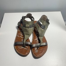 Grey textured Sam Edelman with ankle straps - size 8 picture