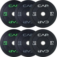 2-inch Olympic Bumper Plate Weight Set,Storage Rack Optional,Multiple Colors picture