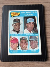 Topps 1964 #4 Home Run Leaders National League Mays Williams Cepeda Vintage HOF picture