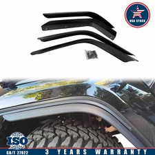 4PC Low Wheel Eyebrow Fender Flares Extensions Set for Jeep Gladiator JT 2020-24 picture