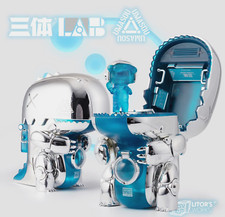 LAB X Litor'sWorks UMASOU Machine Mecha Chrome Resin 8 inch Tall Art Toy Rare picture