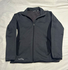 Eddie Bauer Women’s Full Zip Jacket w/ Pockets Gray/Black Size S picture