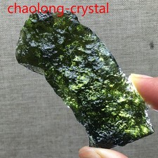 178Ct Moldavite Genuine Raw Meteorite From Czech Republic PICcertificate picture