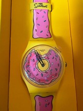 New Swatch THE SIMPSONS SECONDS OF SWEETNESS Watch picture