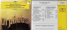 R Strauss—Le Bourgeois Gentilhomme/Divertimento (Orpheus Chamber Orchestra). CD picture