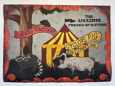 Circus Freak Show Poster Banner Vintage Style Freakshow Carnival Sideshow Art picture