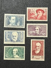 France 1938 Semi-Postals #B54-B59 Mint H 9X609 picture