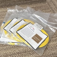 4 total Corning CompuLink LC-LC Duplex Fiber Patch Cable 5m Yellow LCCLCDS-UPSM picture