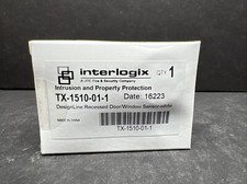 GE Interlogix TX-1510-01-1 Wireless DesignLine Recessed Door/Window Sensor New picture