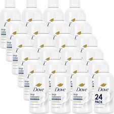 Dove Deep Moisture Body Wash 3 oz Travel Size 24 Pack New picture