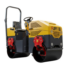 TYPHON Fury 10 Road Roller Compactor 1 Ton B&S 13.5hp Gas Soil Asphalt Rollers picture