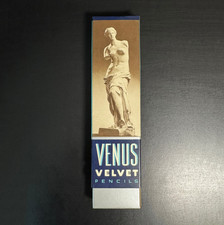 Vintage Venus Velvet 3557 No. 2 Medium Soft Graphite Pencils Original Box 12 NOS picture
